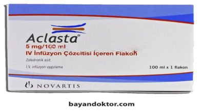 Aclasta 5 mg/100 ml IV İnfüzyon Çözeltisi Nedir