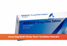 Aeurıs 5mg Nedir? Ne İşe Yarar? Yan Etkileri Nelerdir?
