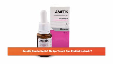 Ametik Damla Nedir? Ne işe Yarar? Yan Etkileri Nelerdir?