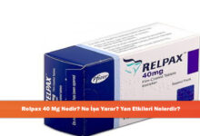 Relpax 40 Mg Nedir? Ne İşe Yarar? Yan Etkileri Nelerdir?